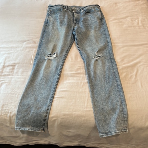 J crew jeans slim fit straight leg 34 X 32 very gently worn - Picture 2 of 5